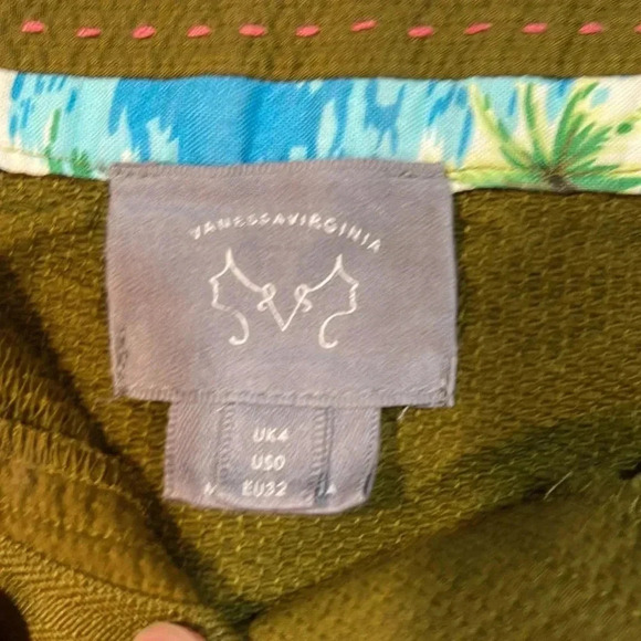 Anthropologie Vanessa Virginia brand miniskirt size 0 - Picture 1 of 3